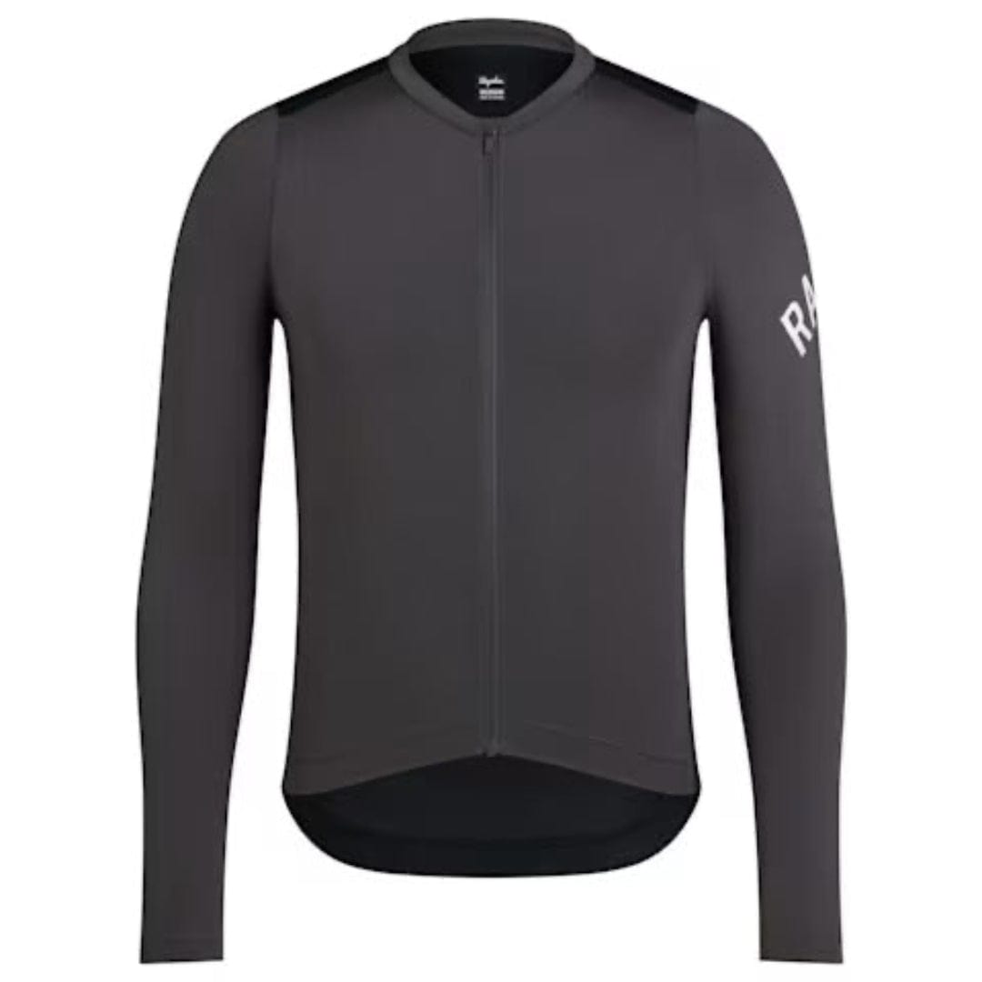 Rapha Men's Pro Team Long Sleeve Lightweight Jersey Grey/Black / XXS Apparel - Clothing - Men's Jackets - Road