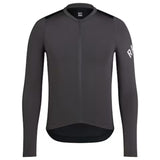 Rapha Men's Pro Team Long Sleeve Lightweight Jersey Grey/Black / XXS Apparel - Clothing - Men's Jackets - Road