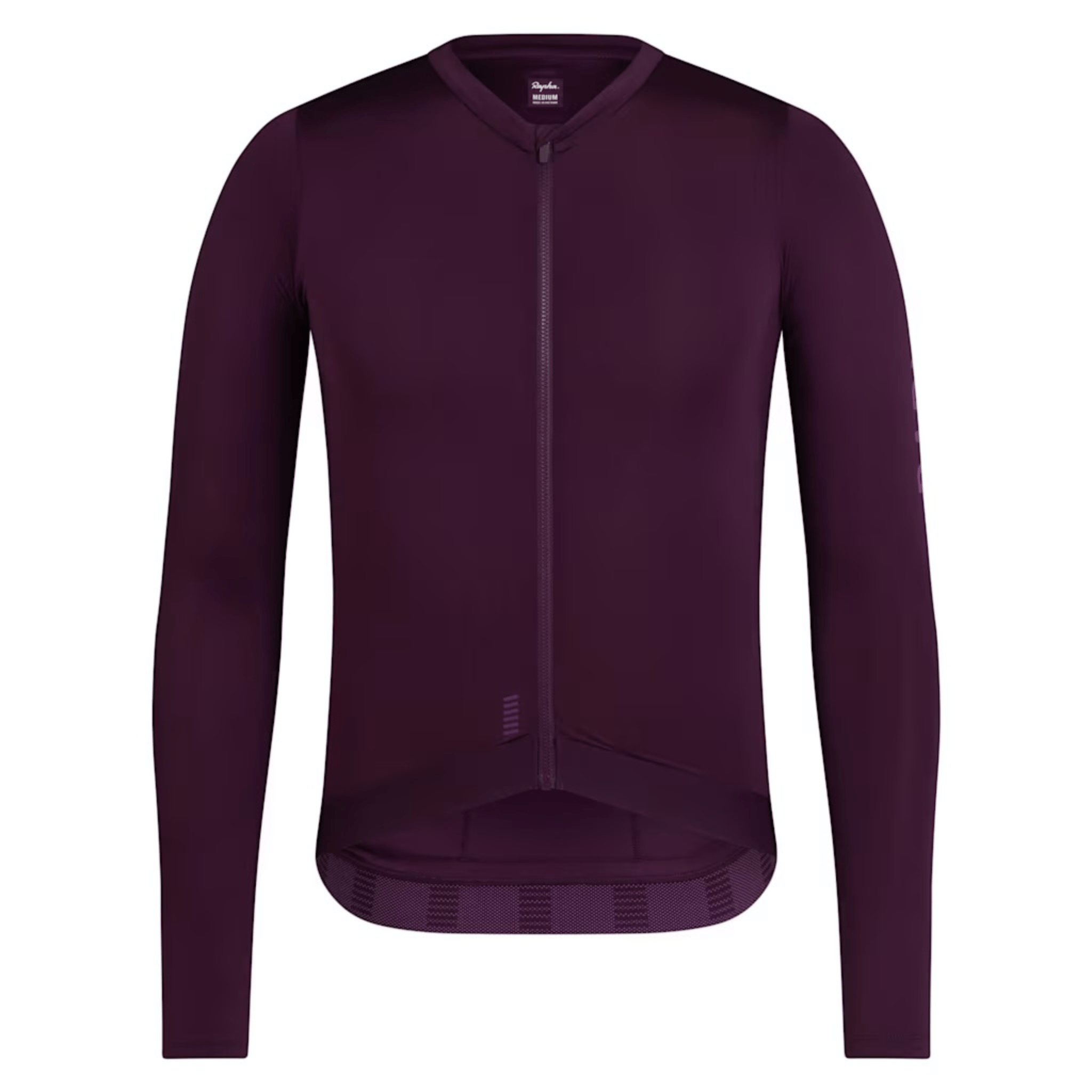 Rapha Men's Pro Team Long Sleeve Lightweight Jersey Plum/Deep Magenta / XS Apparel - Clothing - Men's Jerseys - Road