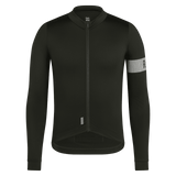 Rapha Men's Pro Team Long Sleeve Midweight Jersey II Bottle Green/White / XS Apparel - Clothing - Men's Jerseys - Road