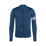 Rapha Men's Pro Team Long Sleeve Midweight Jersey II Denim Blue/White / XS Apparel - Clothing - Men's Jerseys - Road