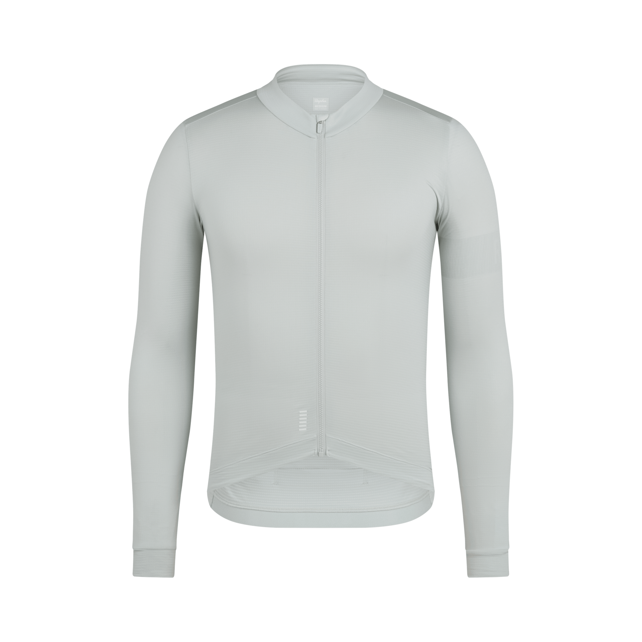 Rapha Men's Pro Team Long Sleeve Midweight Jersey II Grey/White / XS Apparel - Clothing - Men's Jerseys - Road