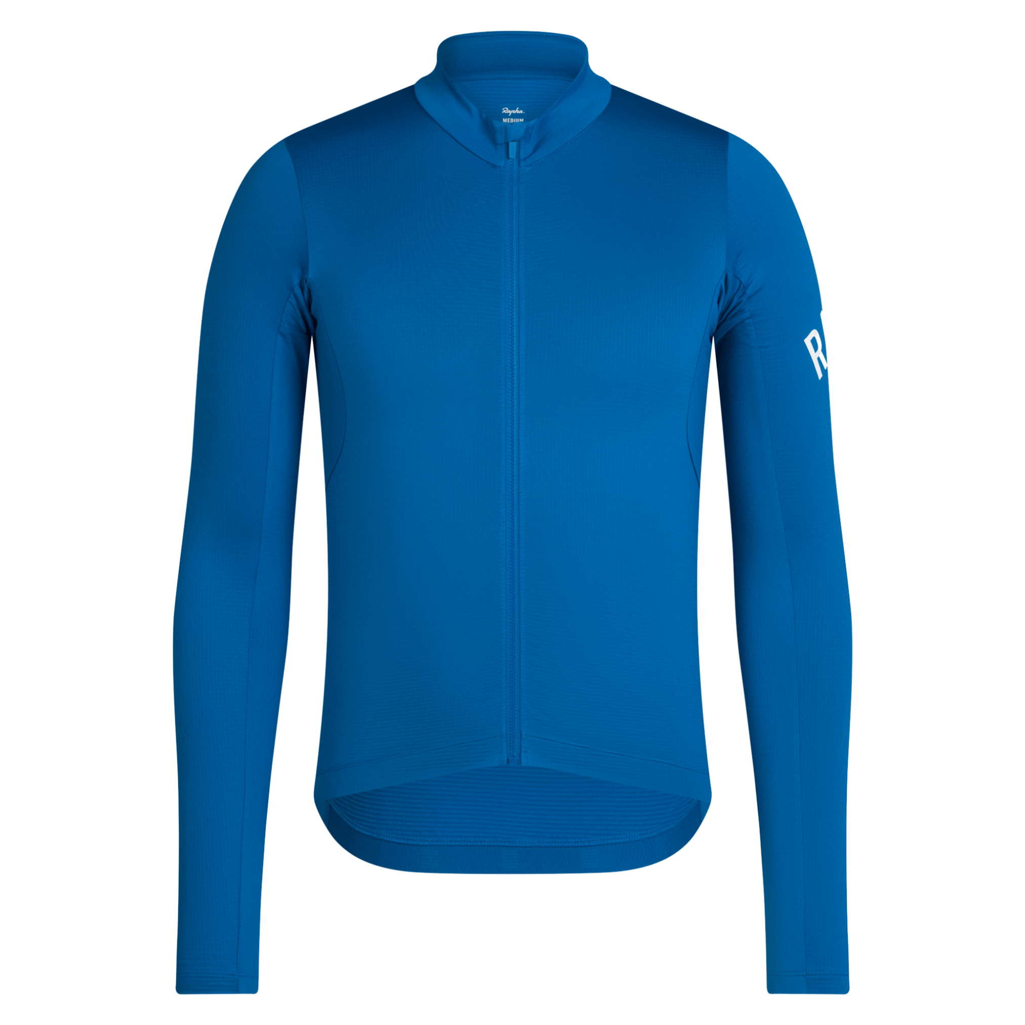 Rapha Men's Pro Team Long Sleeve Midweight Jersey Petrol Blue/White / XS Apparel - Clothing - Men's Jerseys - Road