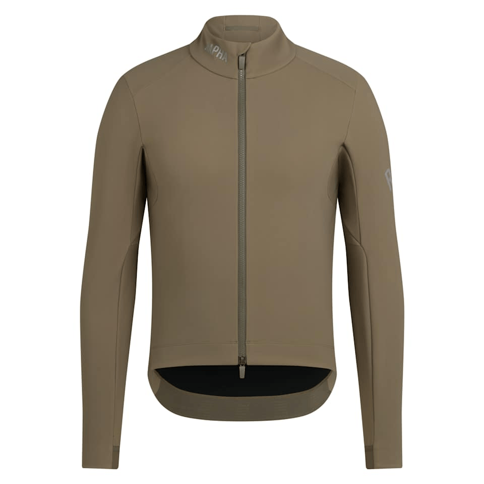 Rapha Men's Pro Team Shadow Winter Jacket Moss Green/Silver Reflective / XS Apparel - Clothing - Men's Jackets - Road