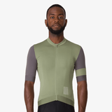 Rapha Men's Pro Team Training Jersey (2023) Olive Green/Mushroom / XS Apparel - Clothing - Men's Jerseys - Road