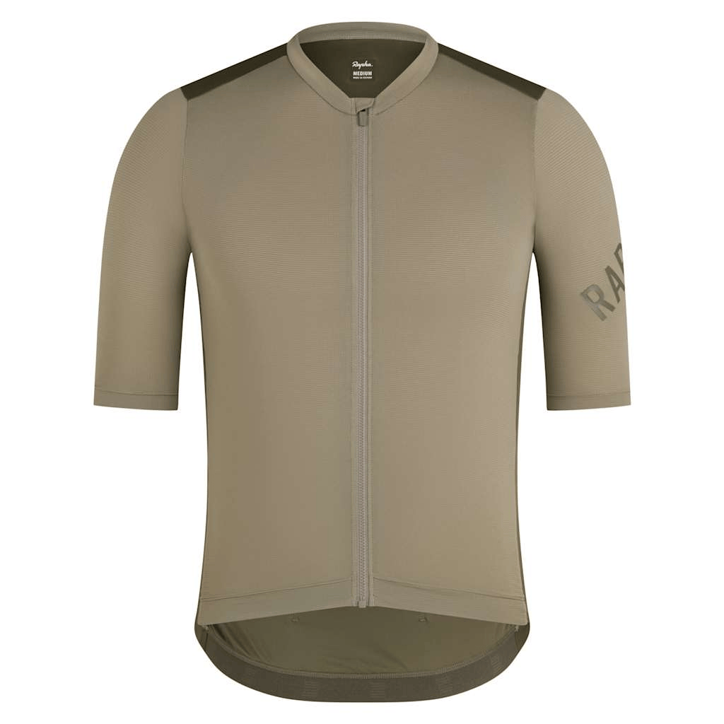 Rapha Men's Pro Team Training Jersey Khaki/Moss Green / S Apparel - Clothing - Men's Jerseys - Road