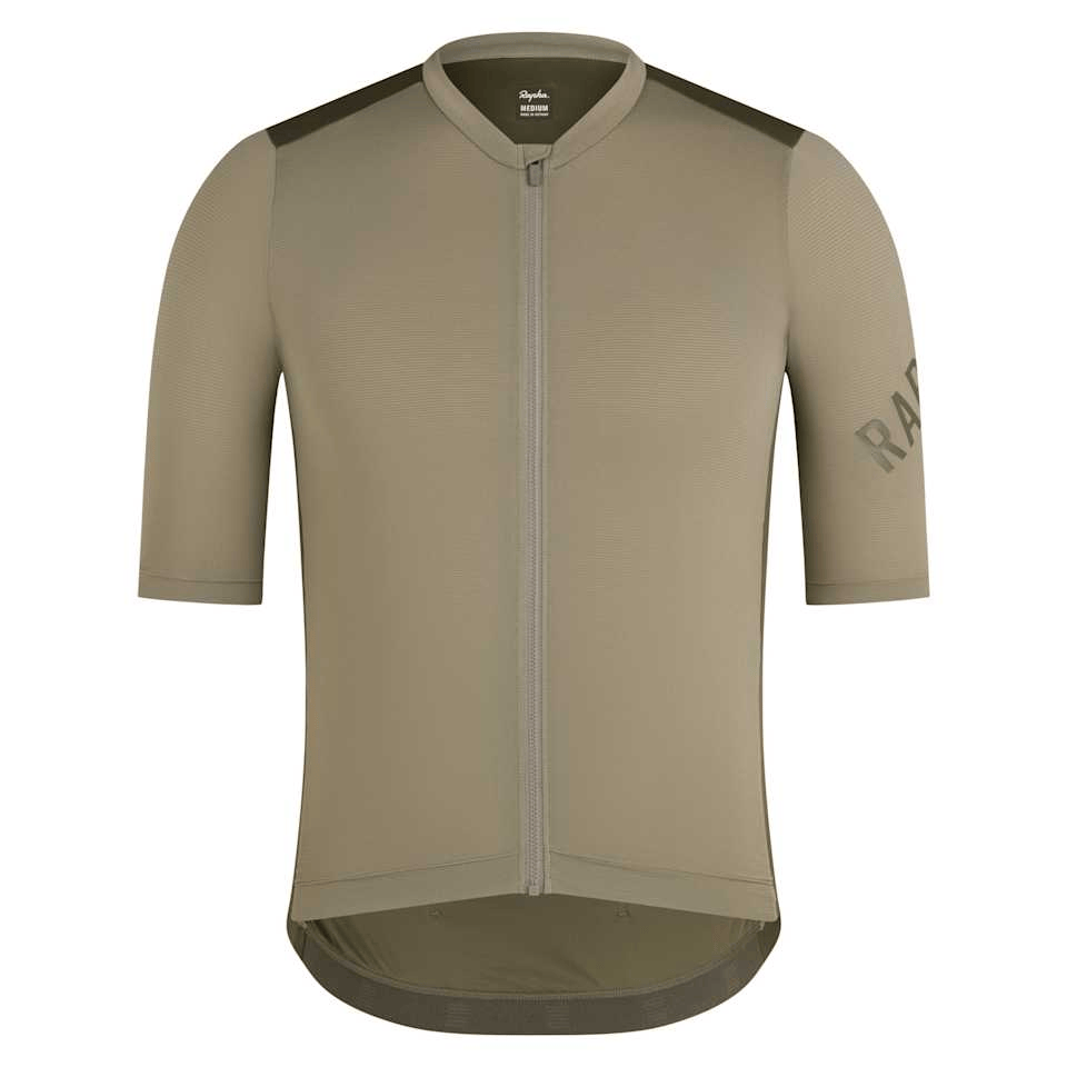 Rapha Men's Pro Team Training Jersey Khaki/Moss Green / XS Apparel - Clothing - Men's Jerseys - Road