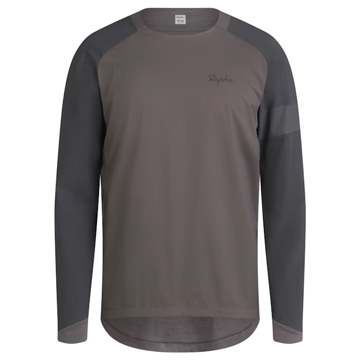 Rapha Men's Trail Windblock Jersey Mushroom / Grey / XS Apparel - Clothing - Men's Jerseys - Road