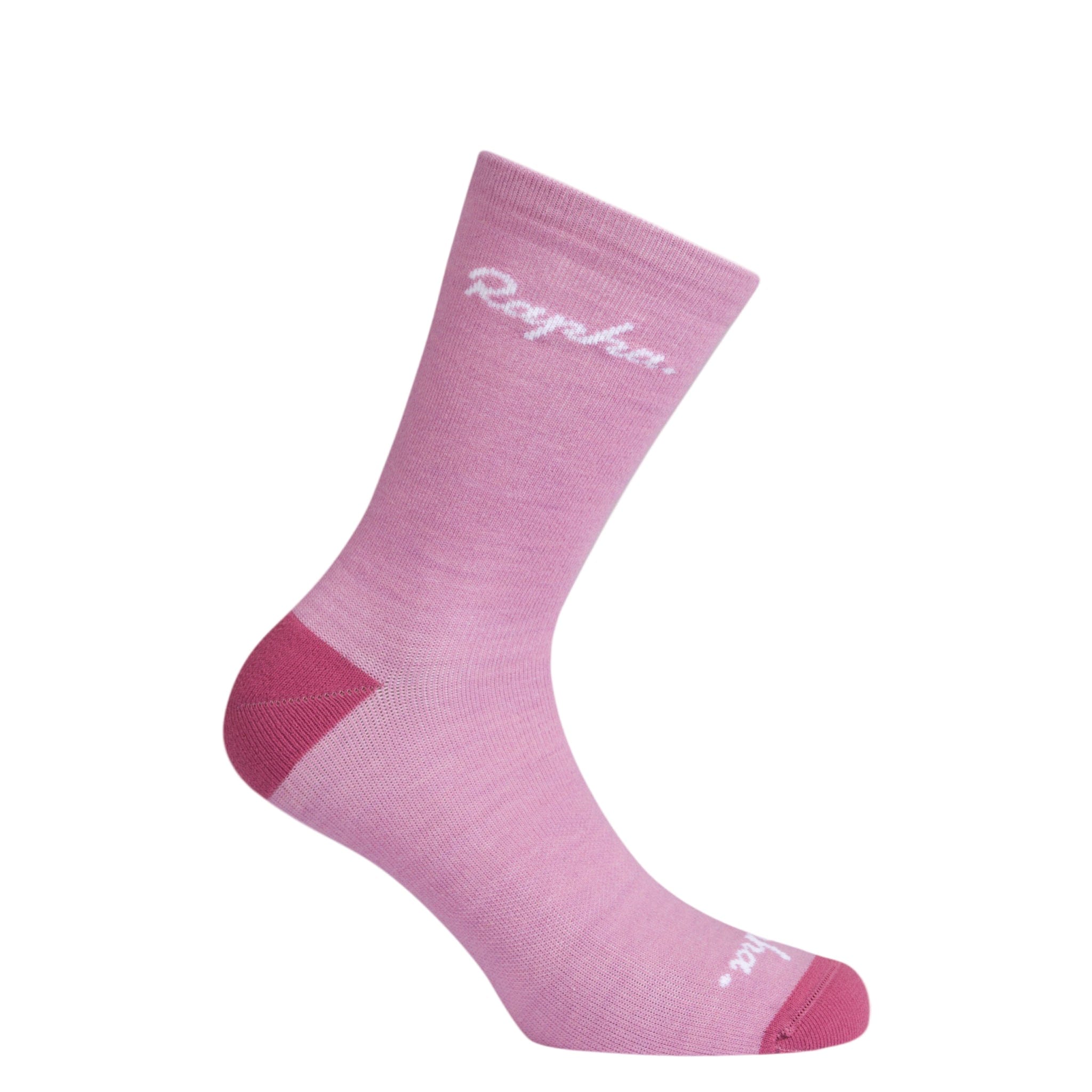 Rapha Merino Socks - Regular Dusty Mauve/White / S Apparel - Clothing - Socks