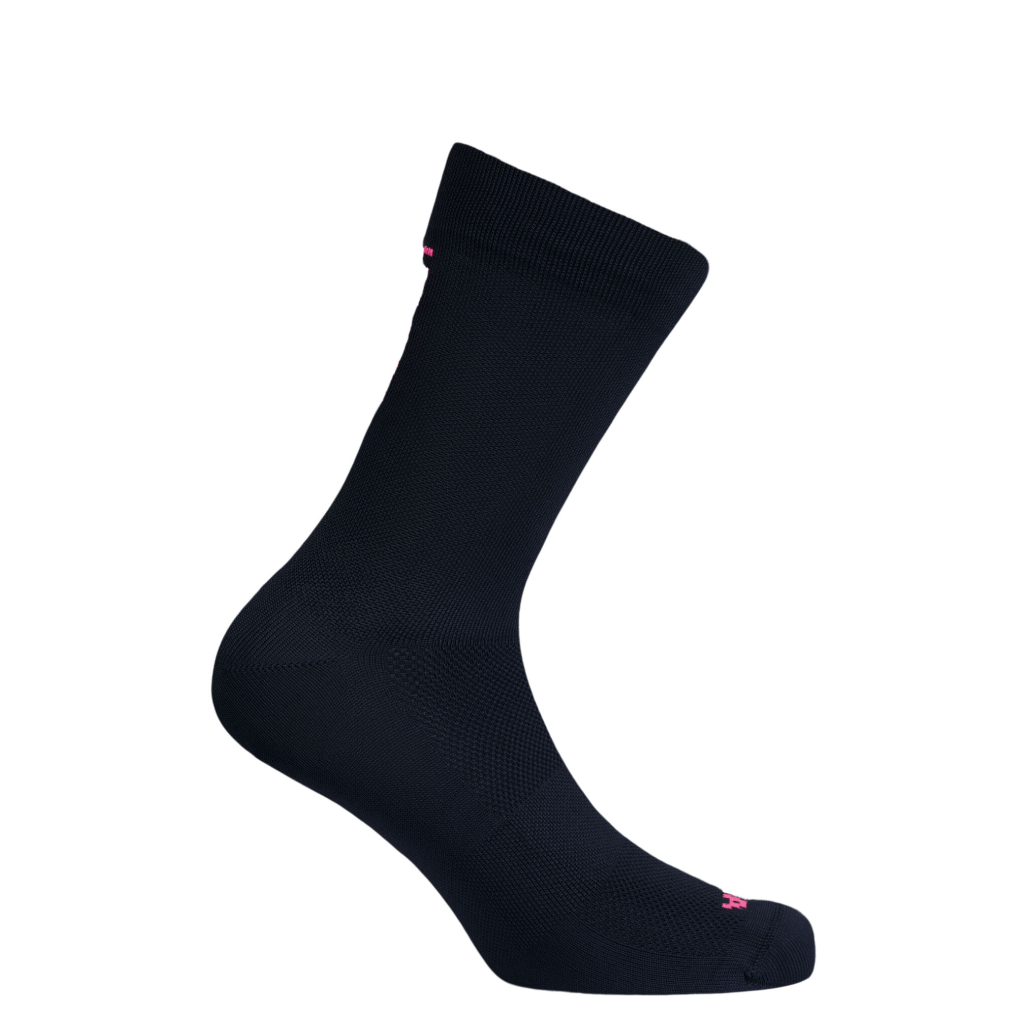 Rapha Pro Team Sock II - Regular Dark Navy/Hi-Vis Pink / Small Apparel - Clothing - Socks