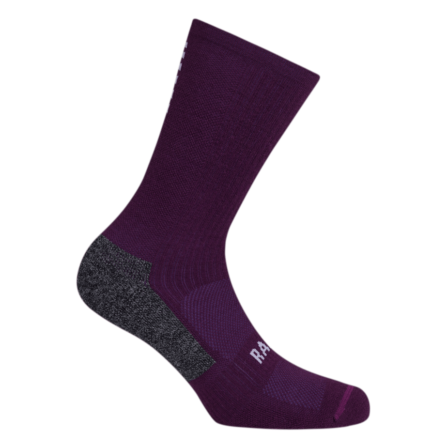 Rapha Pro Team Winter Socks Plum /White / XS Apparel - Clothing - Socks