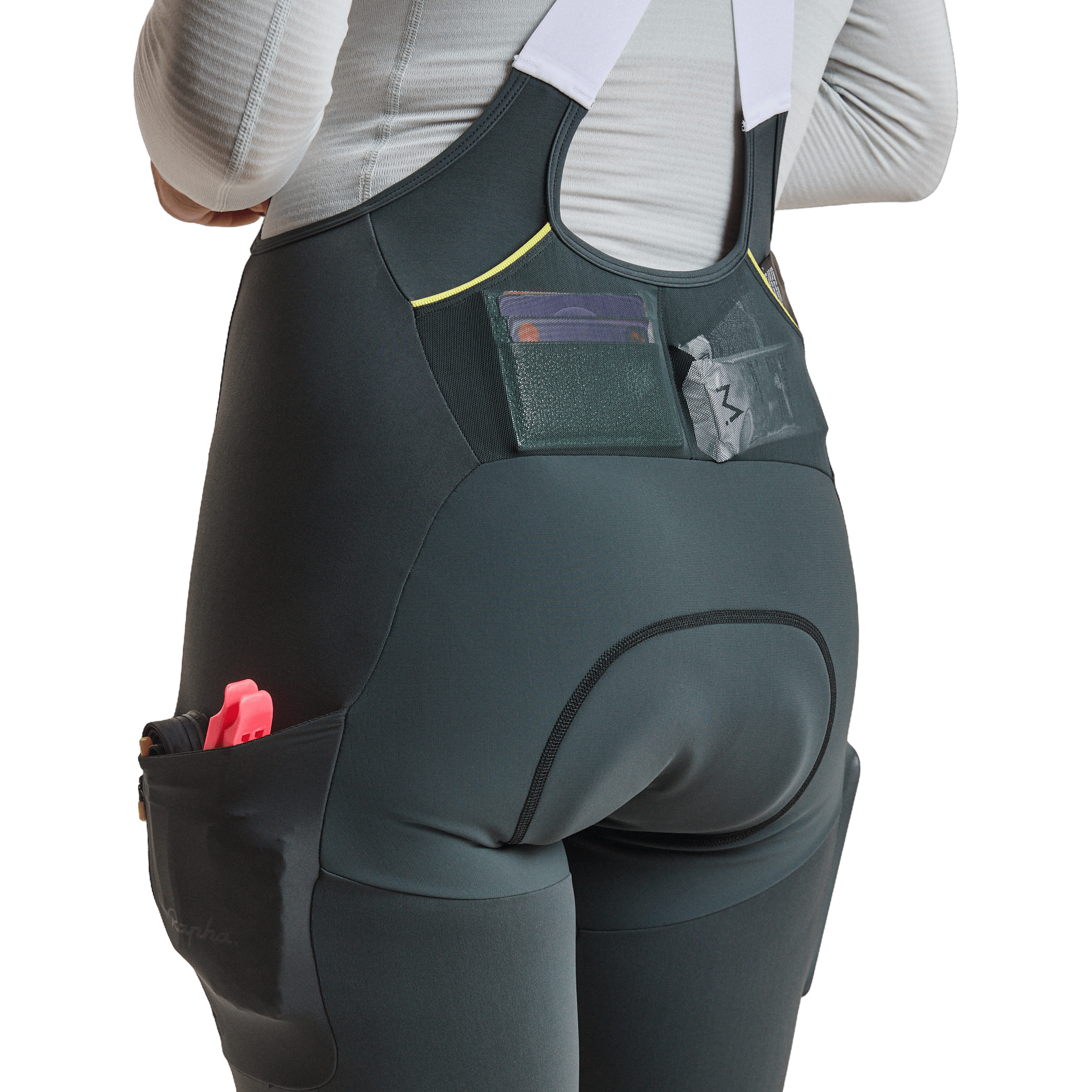 Rapha Women's Brevet Cargo Winter Tights Apparel - Clothing - Women's Bibs - Road - Bib Tights