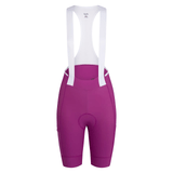 Rapha Women's Brevet Element Cargo Bib Shorts Amethyst/White Alyssum / XXS Apparel - Clothing - Women's Bibs - Road - Bib Shorts