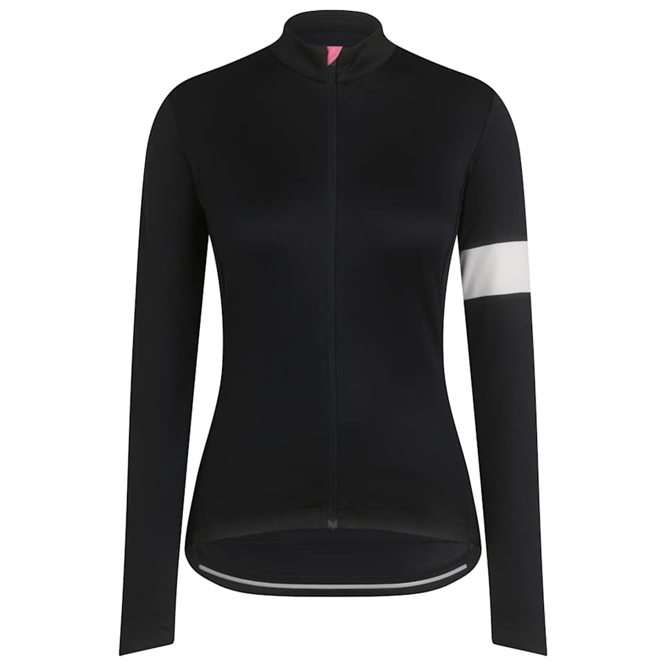 Rapha Women's Classic Long Sleeve Jersey Black/White / XXS Apparel - Clothing - Women's Jerseys - Road