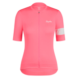 Rapha Women's Core Jersey High-Vis Pink / XXS Apparel - Clothing - Women's Jerseys - Road