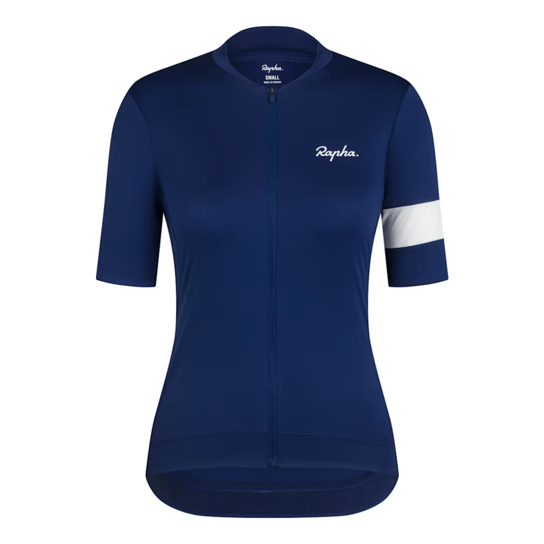 Rapha Women's Core Jersey Navy/White / XXL Apparel - Clothing - Women's Jerseys - Road