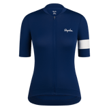 Rapha Women's Core Lightweight Jersey Navy/White / S Apparel - Clothing - Women's Jerseys - Road