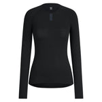 Rapha Women's Merino Base Layer - Long Sleeve Black/Black / XXS Apparel - Clothing - Women's Base Layers