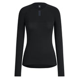Rapha Women's Merino Base Layer - Long Sleeve Black/Black / XXS Apparel - Clothing - Women's Base Layers