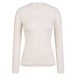 Rapha Women's Merino Base Layer - Long Sleeve Cream/White / XXS Apparel - Clothing - Women's Base Layers