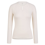 Rapha Women's Merino Base Layer - Long Sleeve Cream/White / XXS Apparel - Clothing - Women's Base Layers