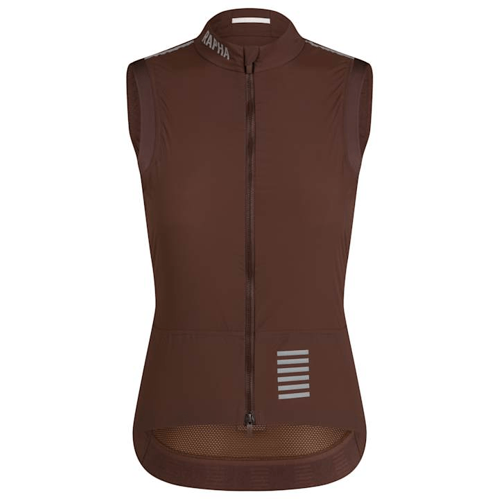 Rapha Women's Pro Team Lightweight Gilet Walnut Brown/White / XS Apparel