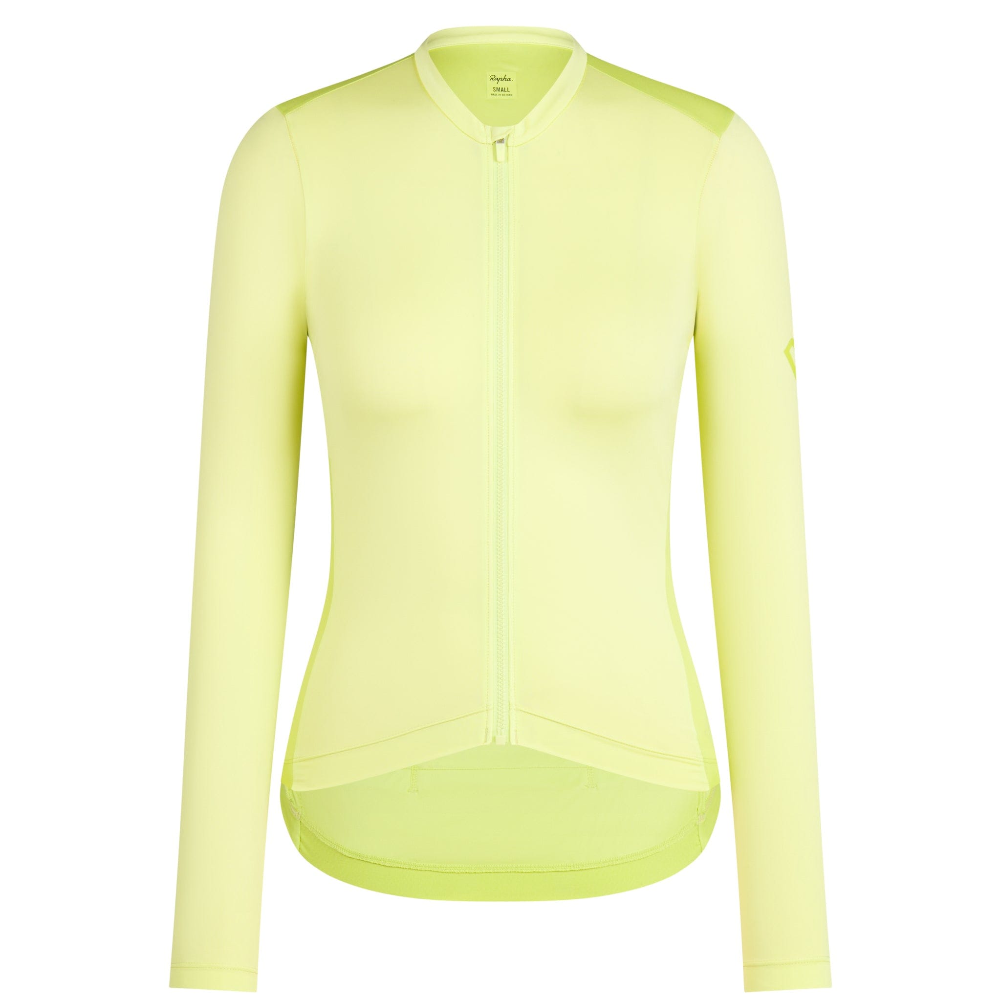 Rapha Women's Pro Team Long Sleeve Lightweight Jersey Lime Green/Bright Lime / XXS Apparel - Clothing - Women's Jerseys - Road