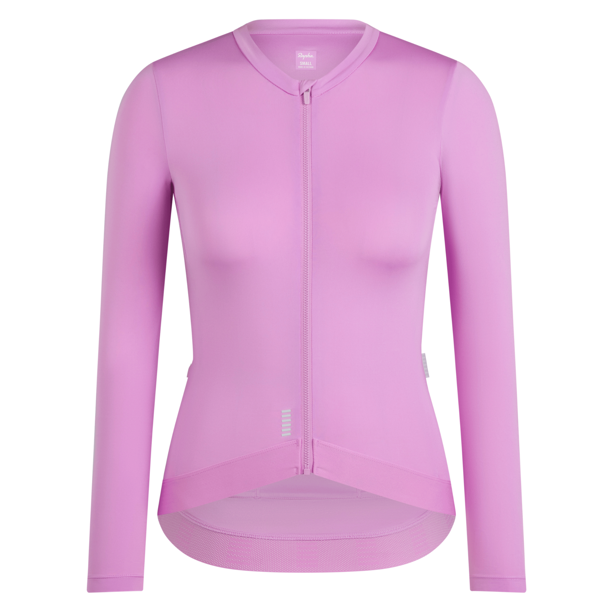 Rapha Women's Pro Team Long Sleeve Lightweight Jersey Silver/Quartz / XXS Apparel - Clothing - Women's Jerseys - Road
