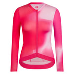 Rapha Women's Pro Team Long Sleeve Lightweight Jersey Surface Print - Pink / XXS Apparel - Clothing - Women's Jerseys - Road