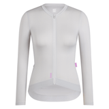Rapha Women's Pro Team Long Sleeve Lightweight Jersey White/Silver / XXS Apparel - Clothing - Women's Jerseys - Road