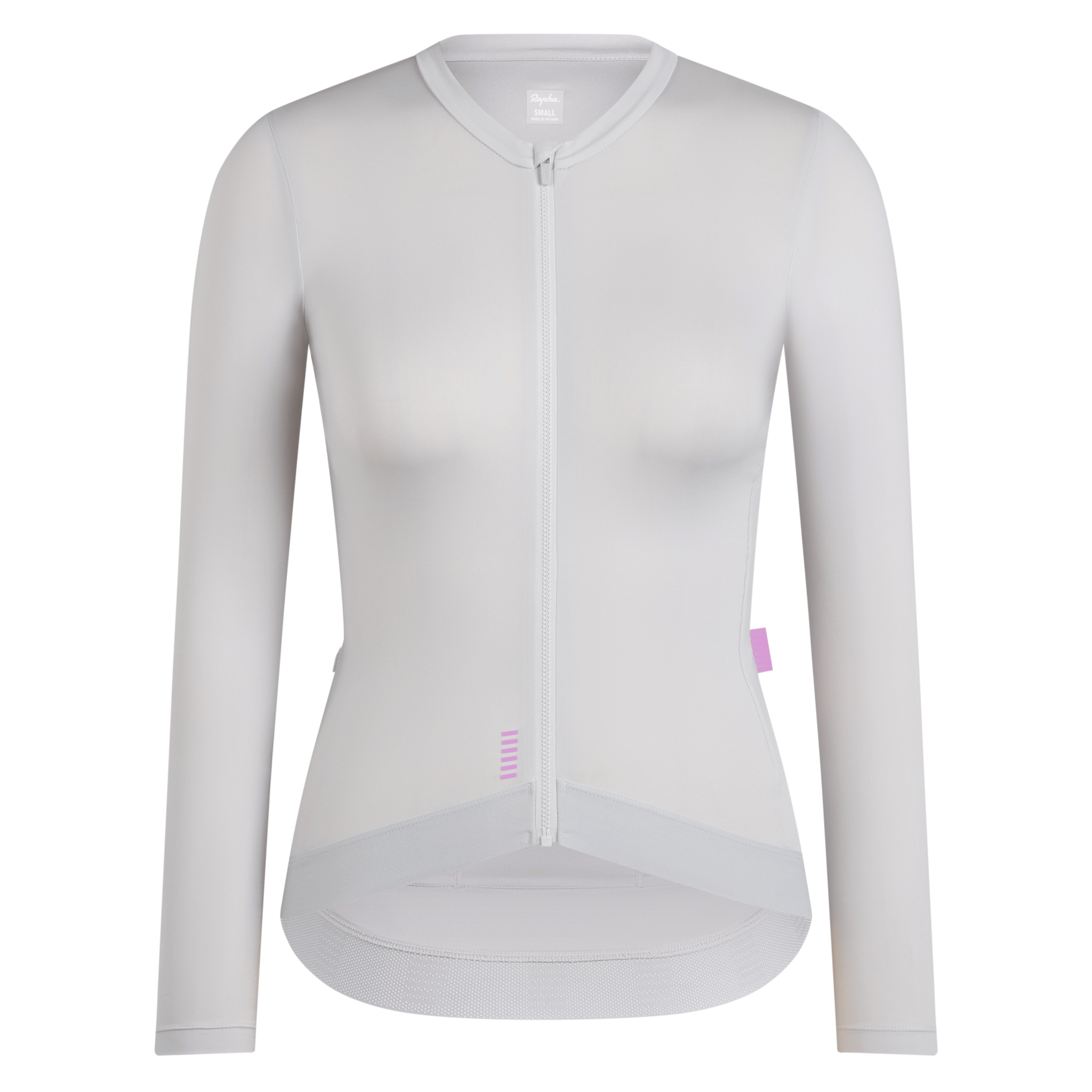 Rapha Women's Pro Team Long Sleeve Lightweight Jersey White/Silver / XXS Apparel - Clothing - Women's Jerseys - Road