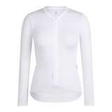 Rapha Women's Pro Team Long Sleeve Lightweight Jersey White/Silver / XXS Apparel - Clothing - Women's Jerseys - Road