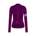 Rapha Women's Pro Team Long Sleeve Midweight Jersey II Deep Magenta/White / XXS Apparel - Clothing - Women's Jerseys - Road