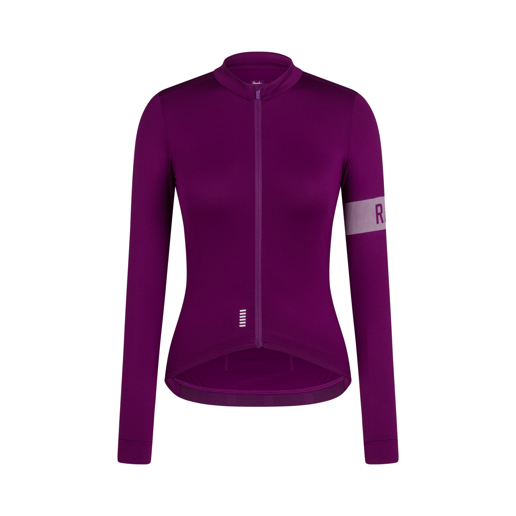 Rapha Women's Pro Team Long Sleeve Midweight Jersey II Deep Magenta/White / XXS Apparel - Clothing - Women's Jerseys - Road