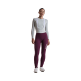Rapha Women's Pro Team Winter Tights III Plum/White / XXS Apparel - Clothing - Women's Bibs - Road - Bib Tights