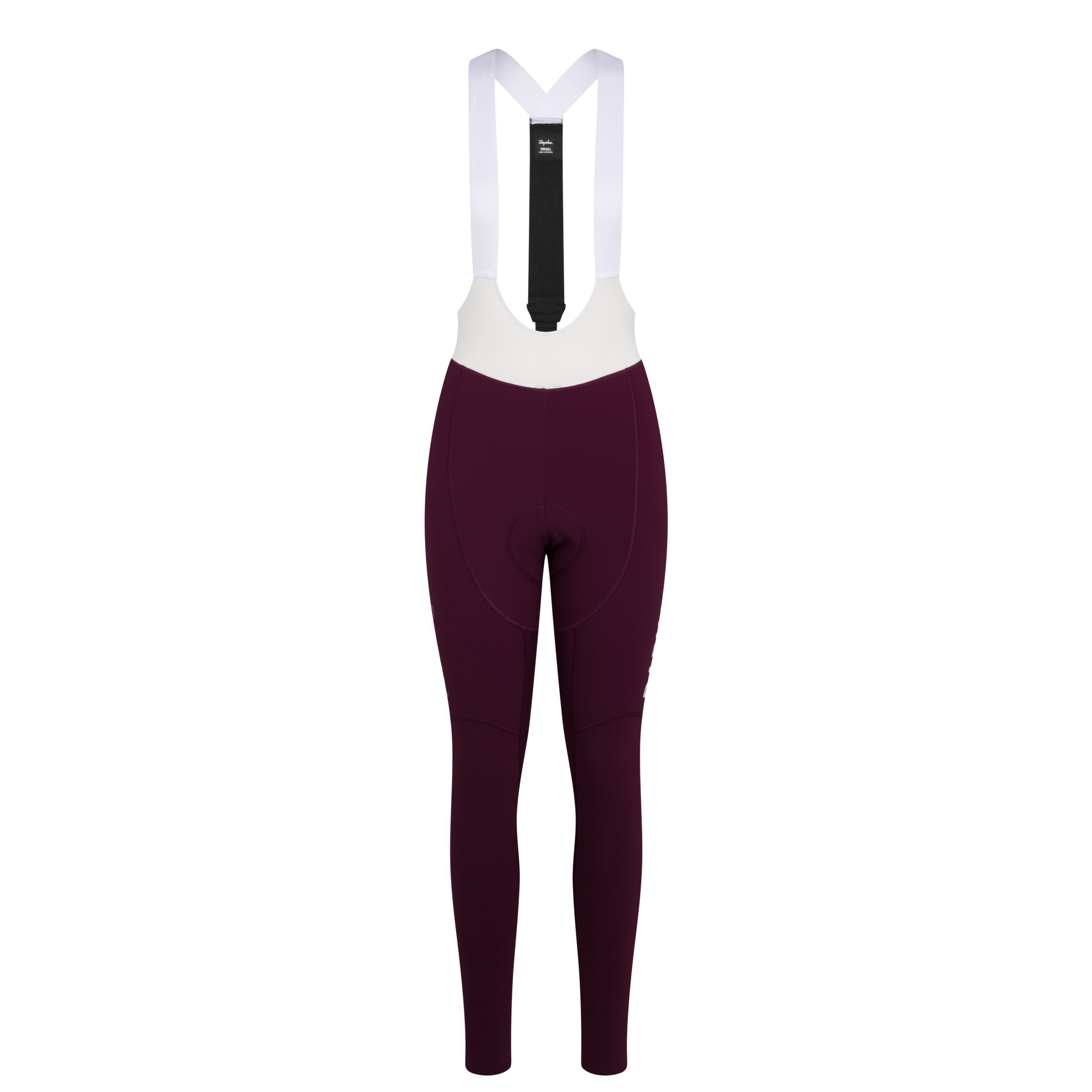 Rapha Women's Pro Team Winter Tights III Plum/White / XXS Apparel - Clothing - Women's Bibs - Road - Bib Tights