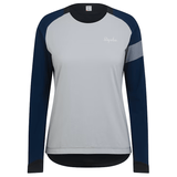 Rapha Women's Trail Windblock Jersey Black/Light Grey/Navy / XXS Apparel - Clothing - Women's Jerseys - Mountain