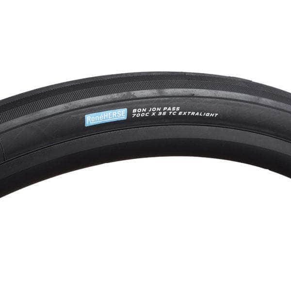 Rene Herse Bon Jon Pass TC Tire 700c x 35mm / Black / Extralight Parts - Tires - Gravel