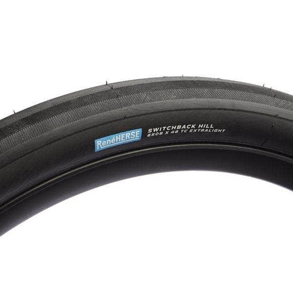 Rene Herse Switchback Hill TC Tire 650b x 48mm / Black / Extralight Parts - Tires - Gravel