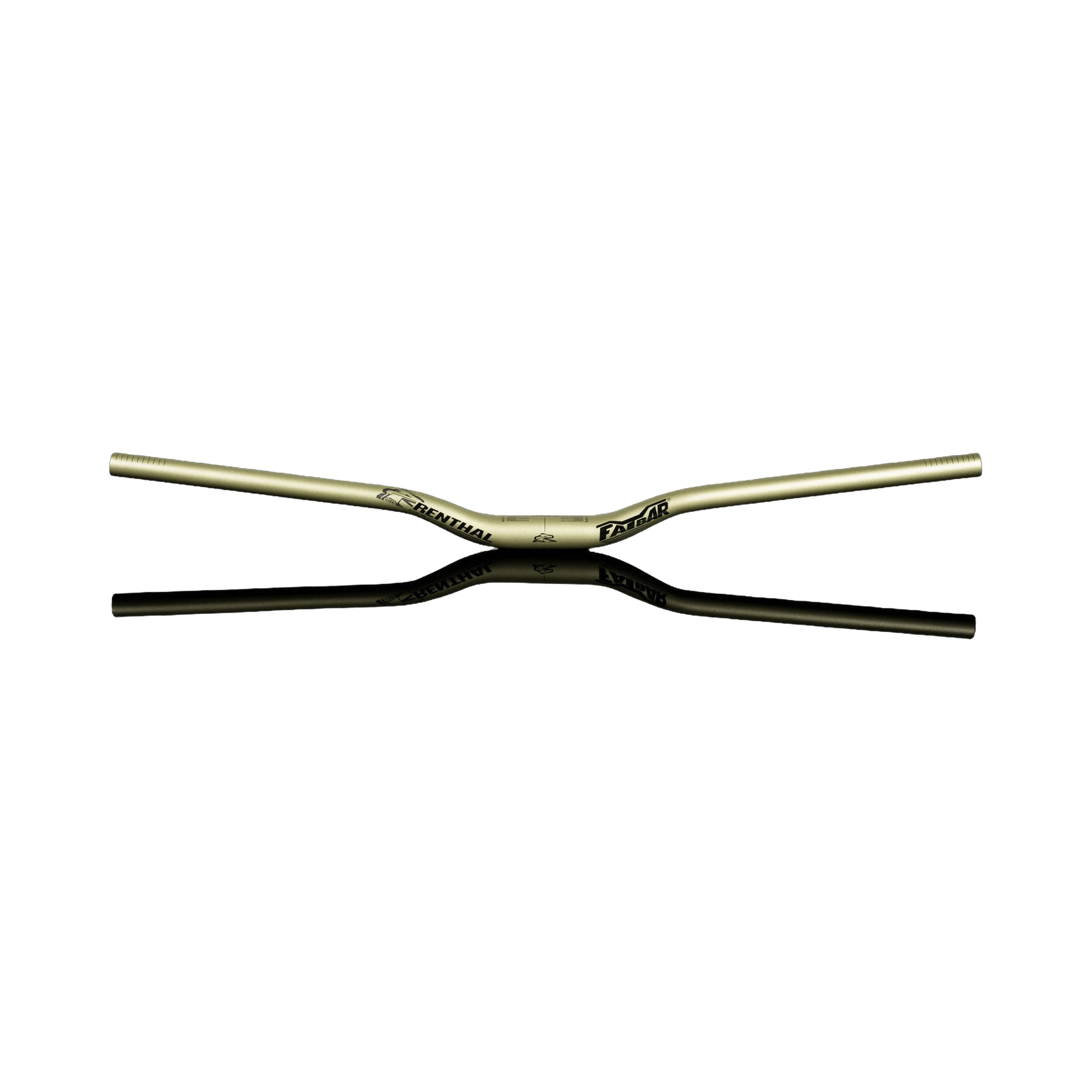 Renthal FatBar Handlebar - Aluminum 30mm 800mm 31.8mm Gold V3 Parts - Handlebars - Flat