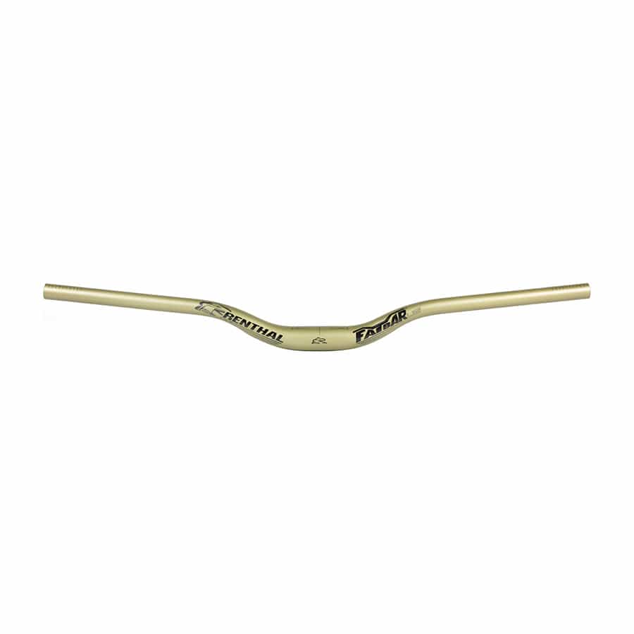 Renthal V3 Fatbar Lite 35 Renthal, V3 Fatbar Lite 35, MTB Handlebar, Diameter: 35mm, 760mm, Rise: 40mm, Gold MTB Handlebars