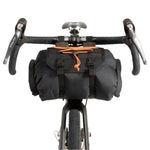 Restrap Bar Bag Black/Orange / 14L Accessories - Bags - Handlebar Bags