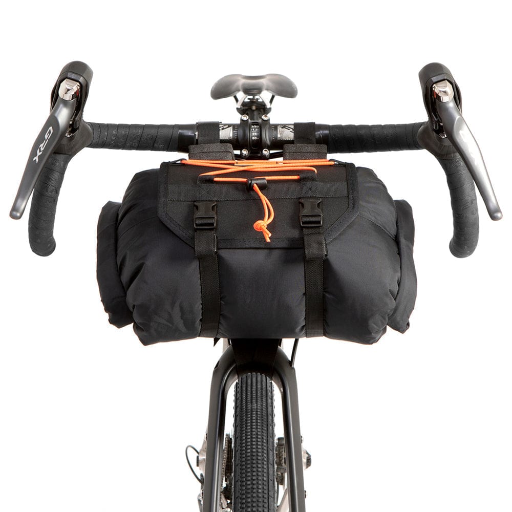 Restrap Handlebar Bag Small 14L Black/Orange Accessories - Bags - Handlebar Bags