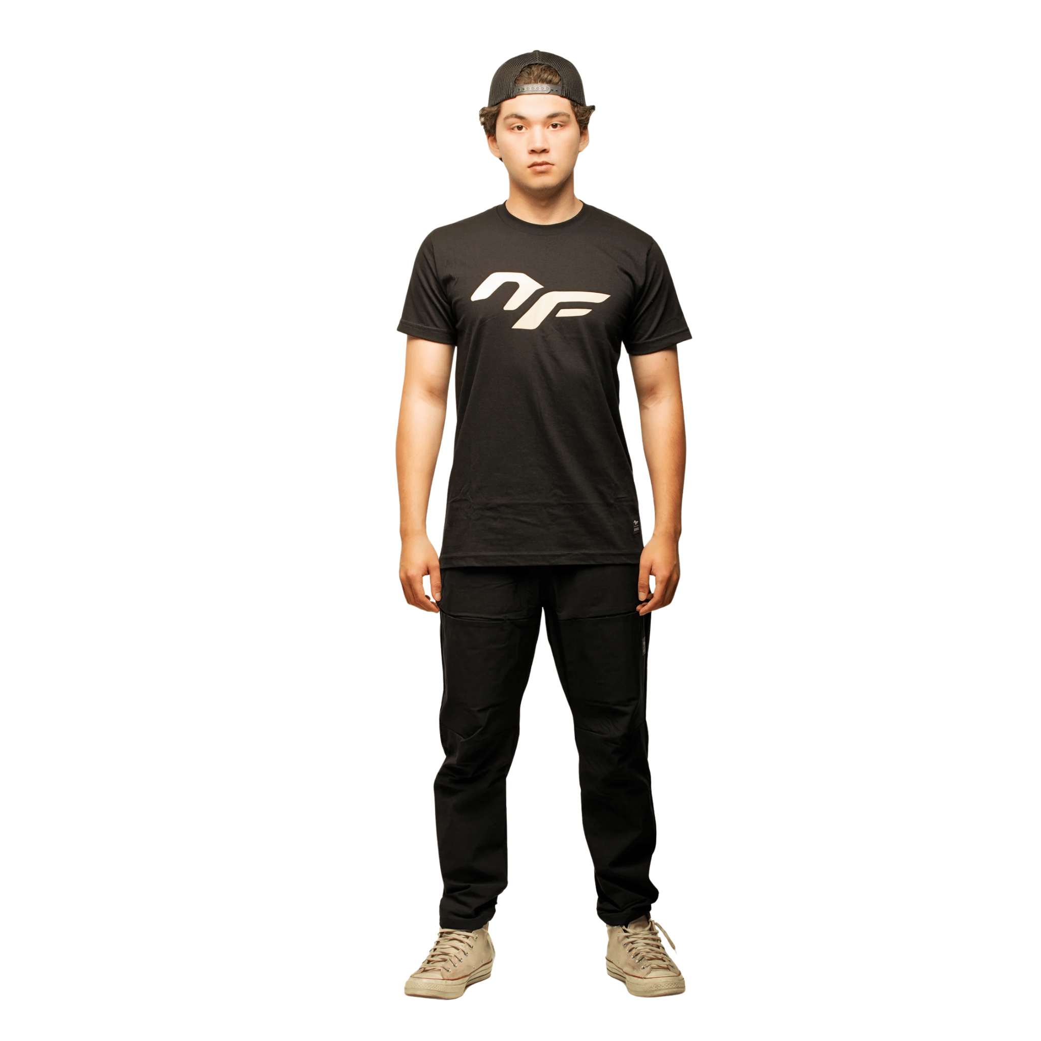 Ride NF Big Logo Slim Fit Tee Black / XS Apparel - Clothing - Men's Casual - Tops