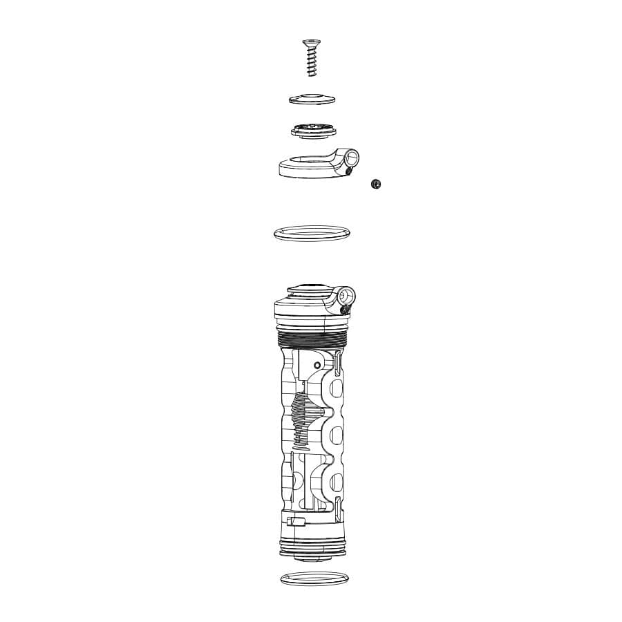 RockShox Comp Damper Reba MC DNA Remote RockShox, Compression Damper for Reba MOCO DNA Remote, 11.4015.544.420 Fork Repair Parts