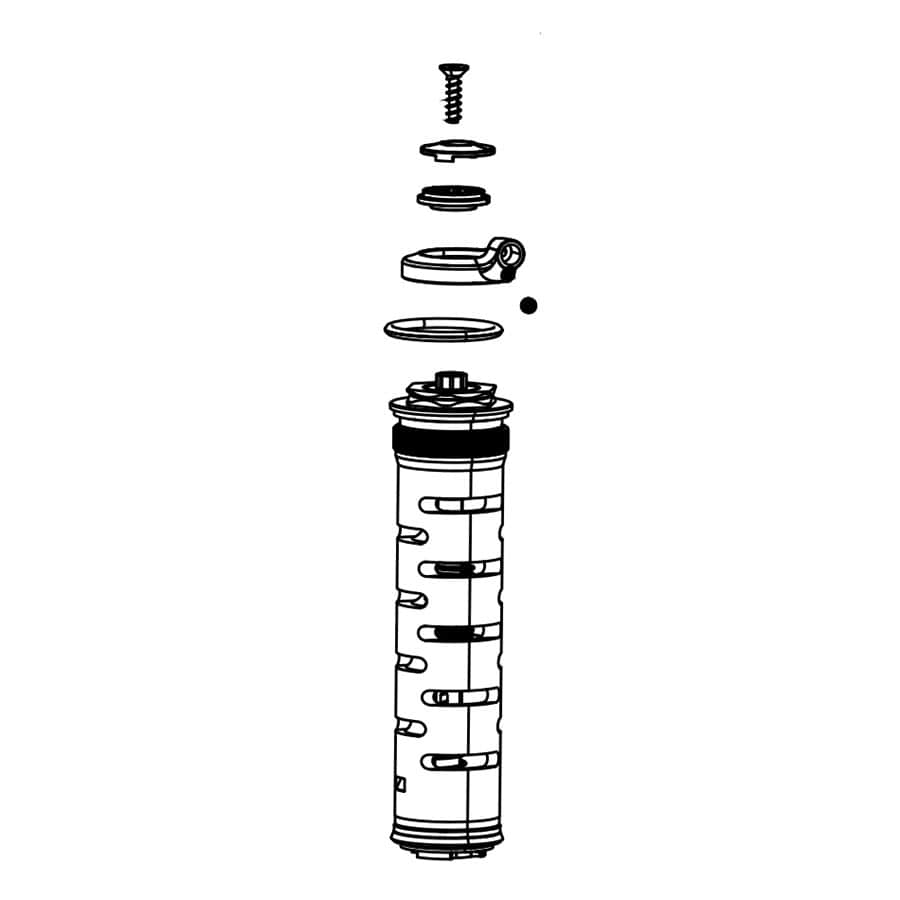 RockShox Comp Damper RVL 35 RC Remote RockShox, Compression Damper for RVL 35 RC Remote, 11.4015.544.431 Fork Repair Parts