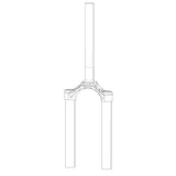 RockShox CSU SID SA 29 46OS 1-1/8 DFBLK RockShox, CSU for SID SA 29 46OS 1-1/8 DFBLK, 11.4018.008.257 Fork Repair Parts