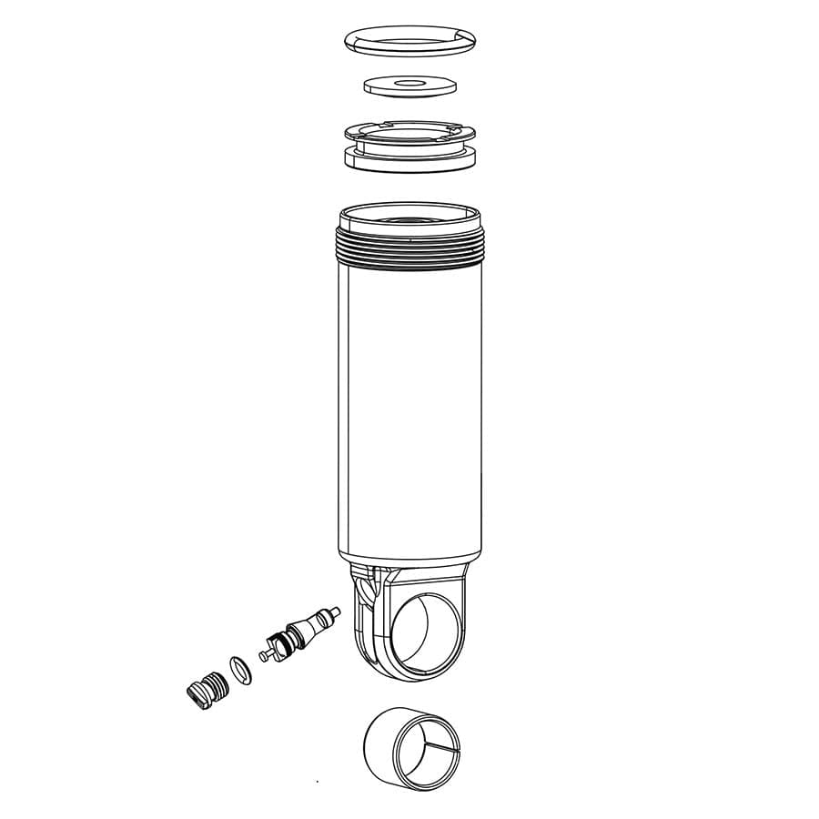 RockShox Damper Body/IFP - Monarch 2014-2017 For Monarch 2014-2017 for Monarch 2014-2017, 197x51 Specialized, 11.4118.037.029 Shock Repair Parts