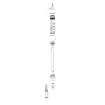RockShox Damper - Sektor RL Crown RockShox, Damper for Sektor RL Crown, 11.4018.088.000 Fork Repair Parts