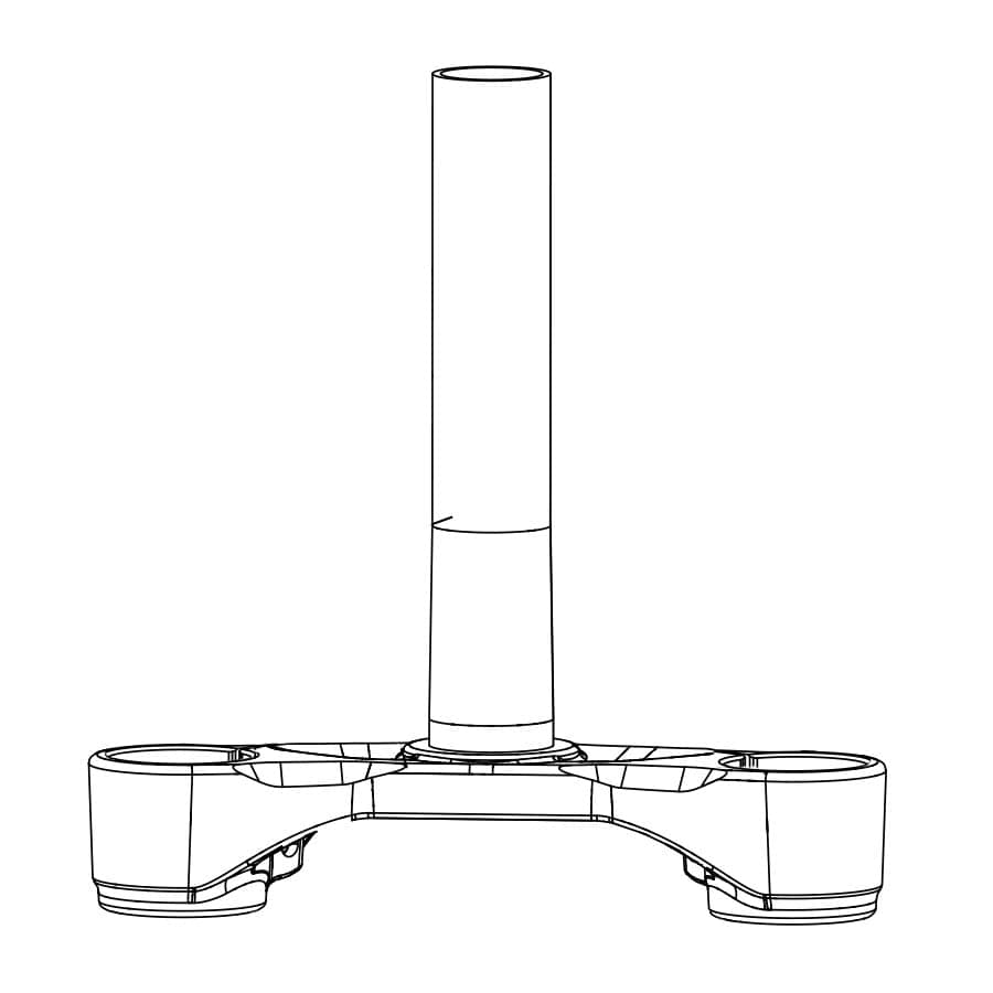 RockShox Lower Crown - BoXXer C1 10 OS, 11.4018.094.000 Fork Repair Parts